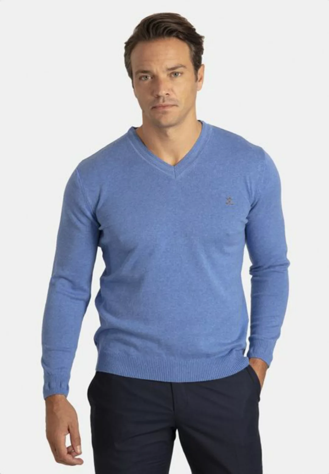 Sir Raymond Tailor V-Ausschnitt-Pullover Los Angeles günstig online kaufen