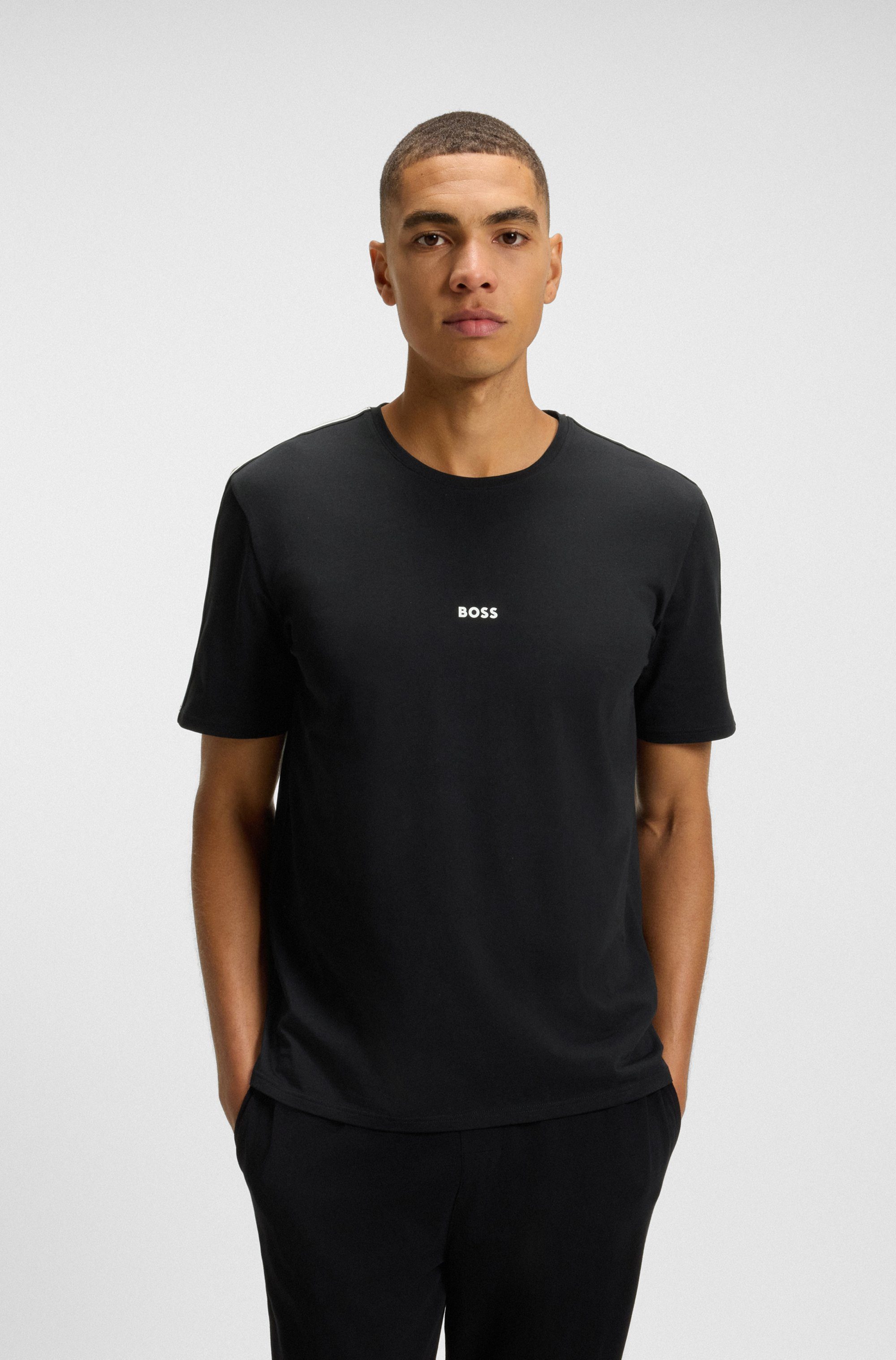 BOSS T-Shirt Unique aus elastischer Baumwolle günstig online kaufen