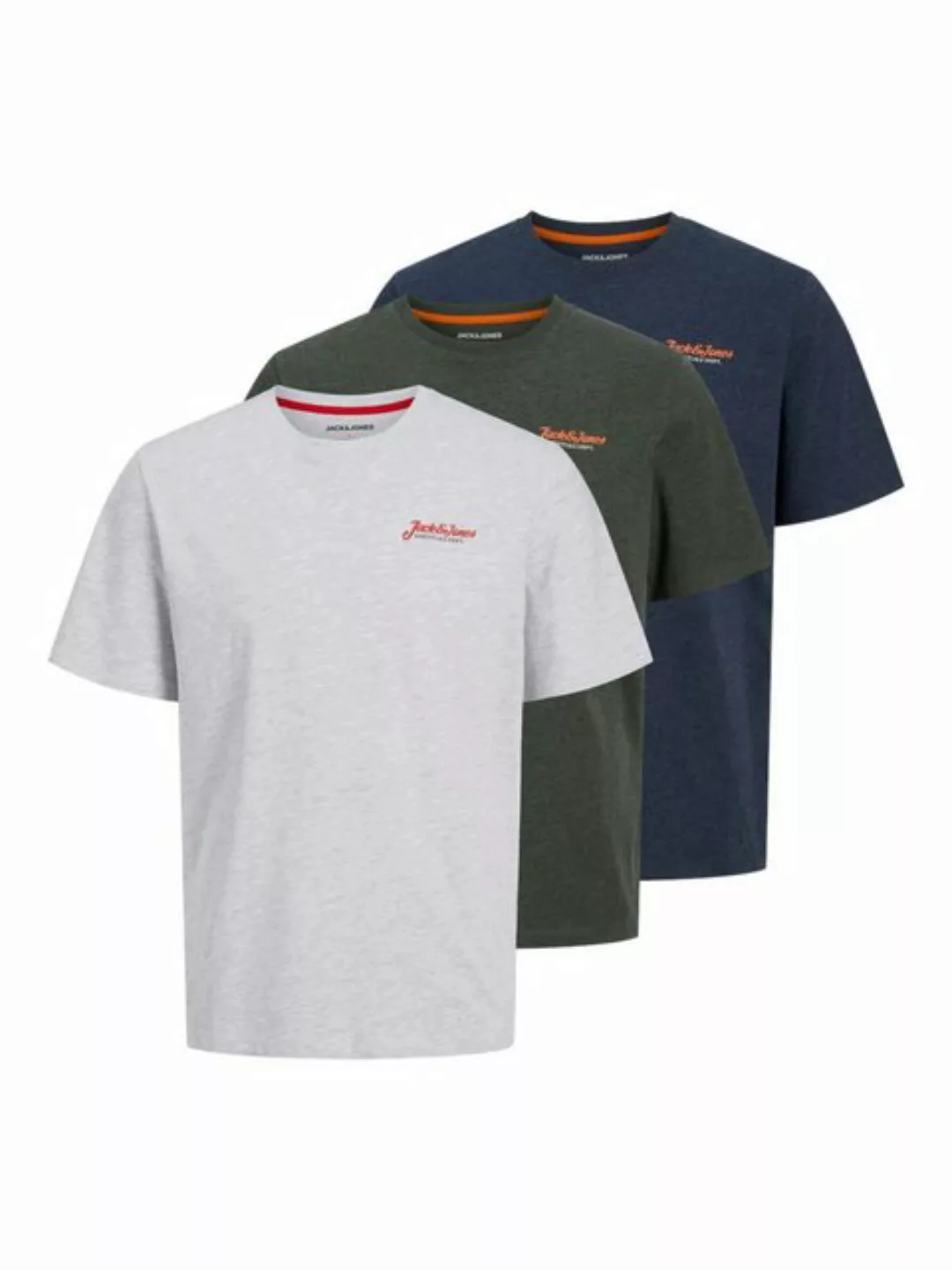 Jack & Jones T-Shirt ERIK (3-tlg) günstig online kaufen