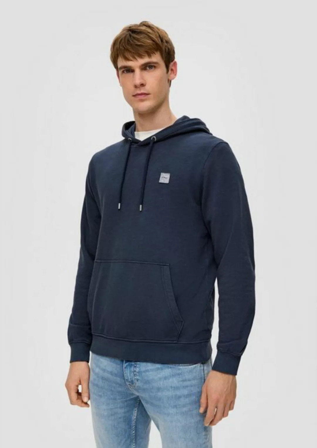 s.Oliver Sweatshirt Kapuzensweatshirt mit Logo-Detail Logo günstig online kaufen