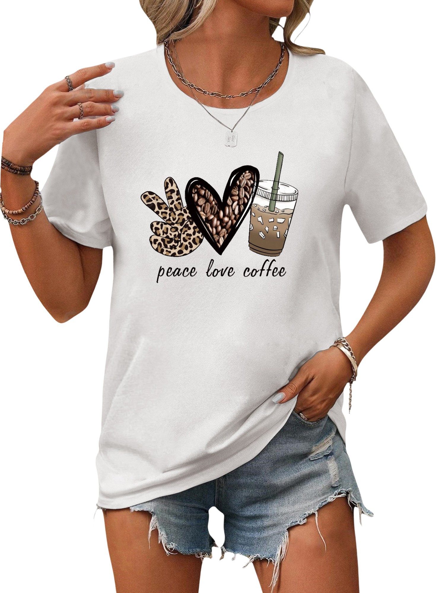 PYL Kurzarmbluse Damen Sommer Bequemes T-Shirt günstig online kaufen