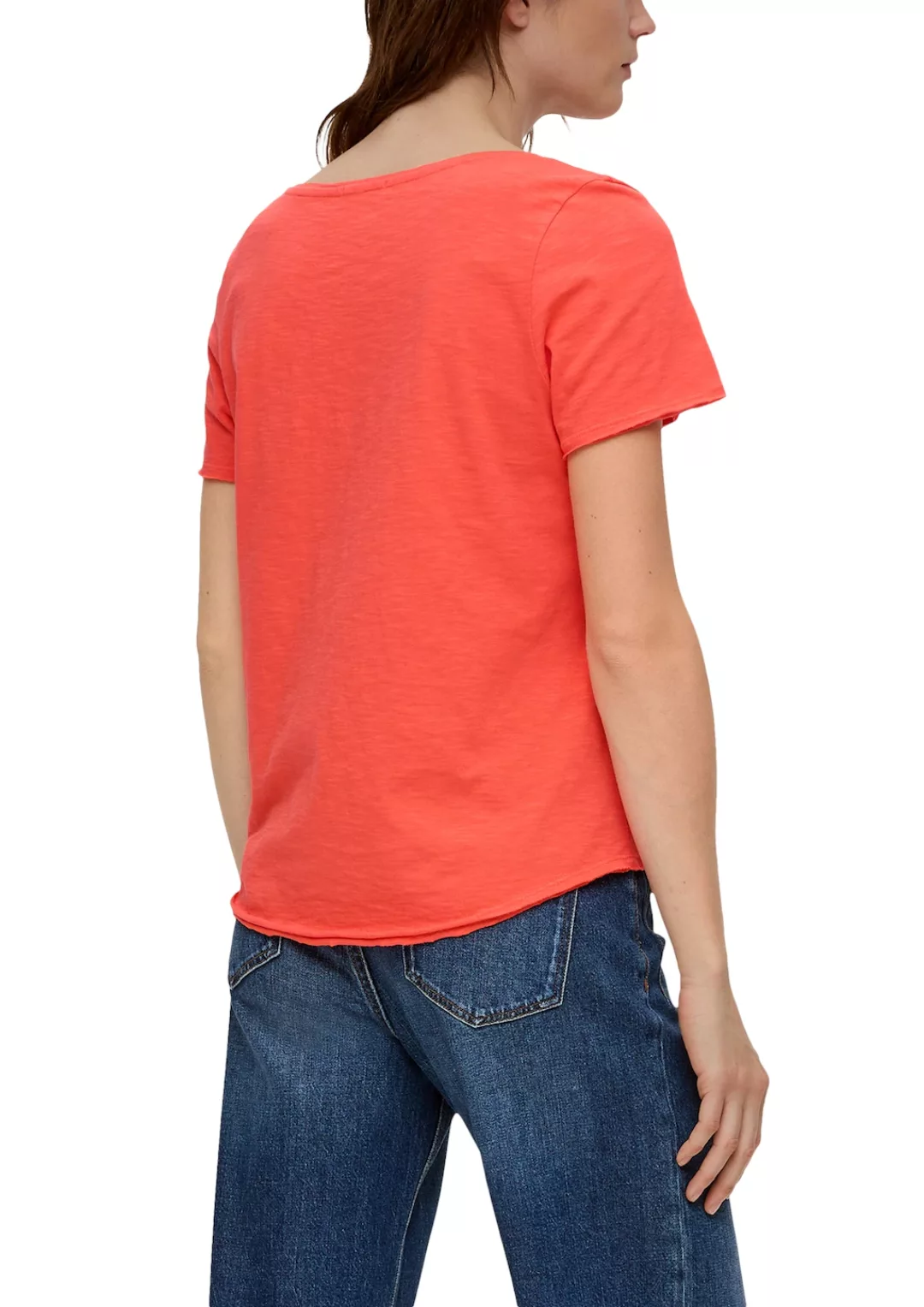s.Oliver T-Shirt, in Slub-Yarn-Optik günstig online kaufen