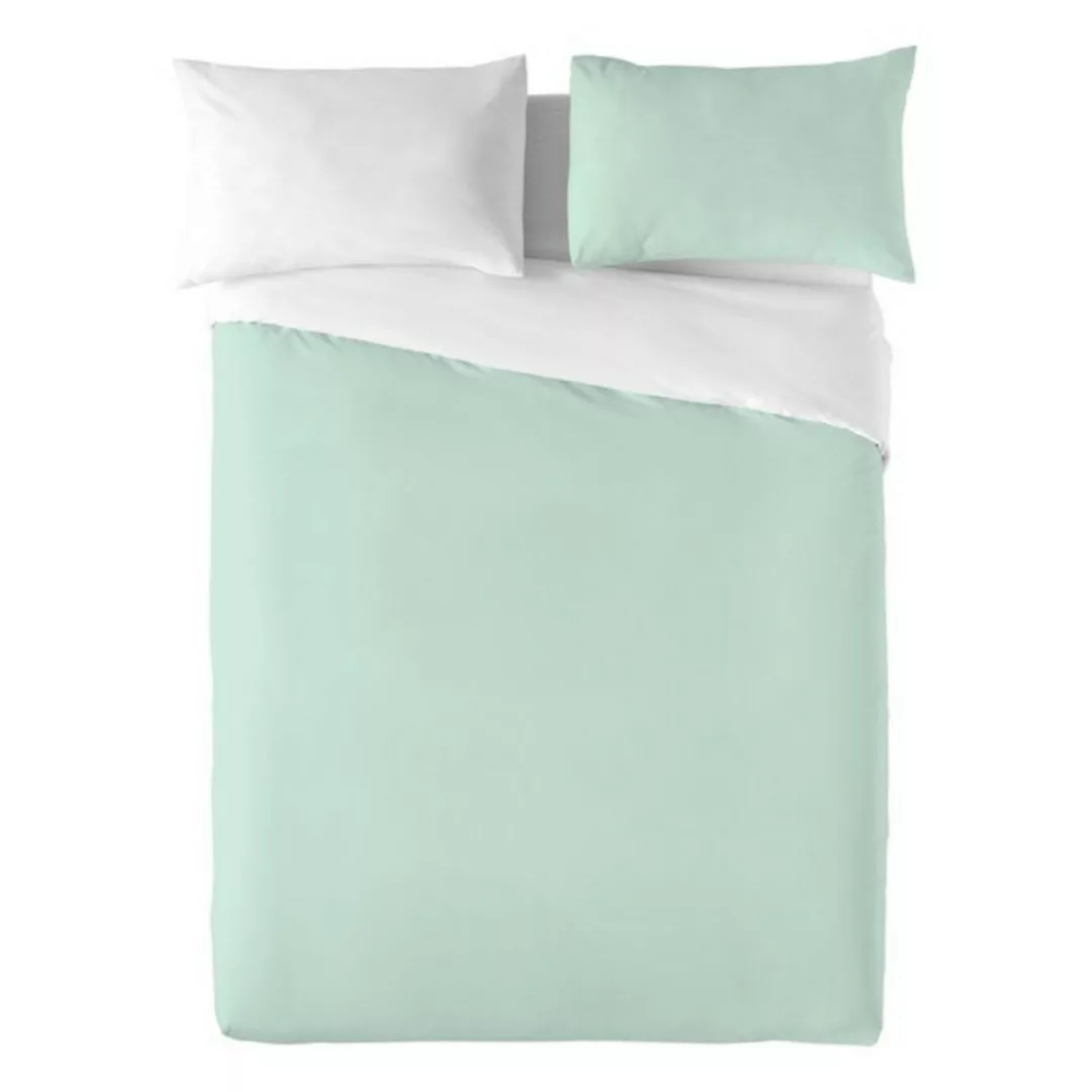 Bettdeckenbezug Naturals Bicolor Weiß Grün günstig online kaufen