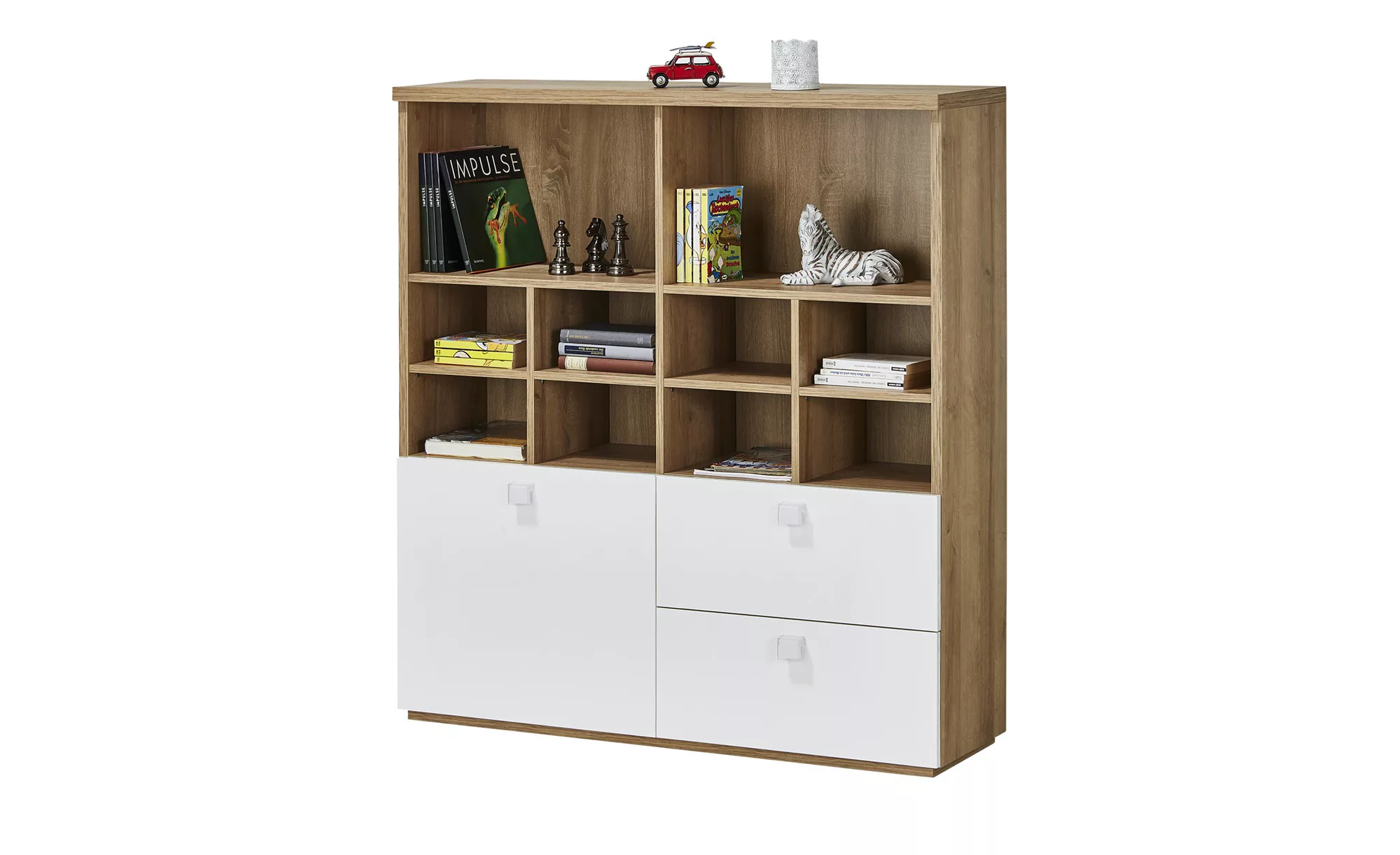 Standregal  Bente ¦ weiß ¦ Maße (cm): B: 120 H: 130 T: 35 Regale > Bücherre günstig online kaufen