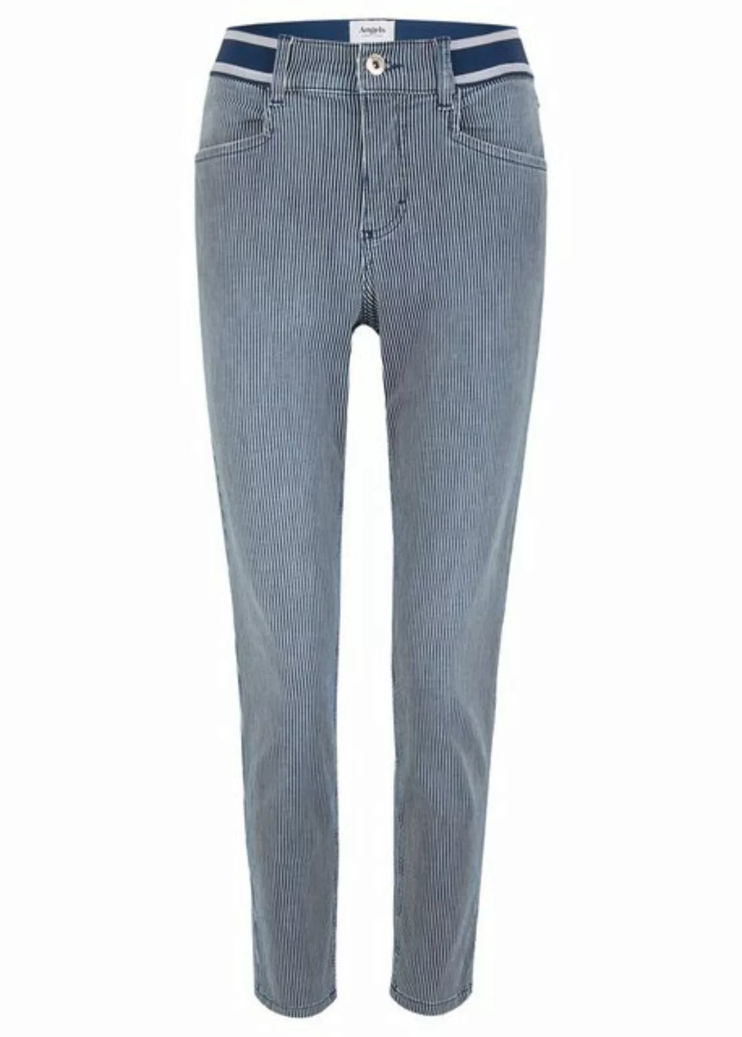 ANGELS Stretch-Jeans ANGELS JEANS ORNELLA SPORTY blue used striped 232 6889 günstig online kaufen