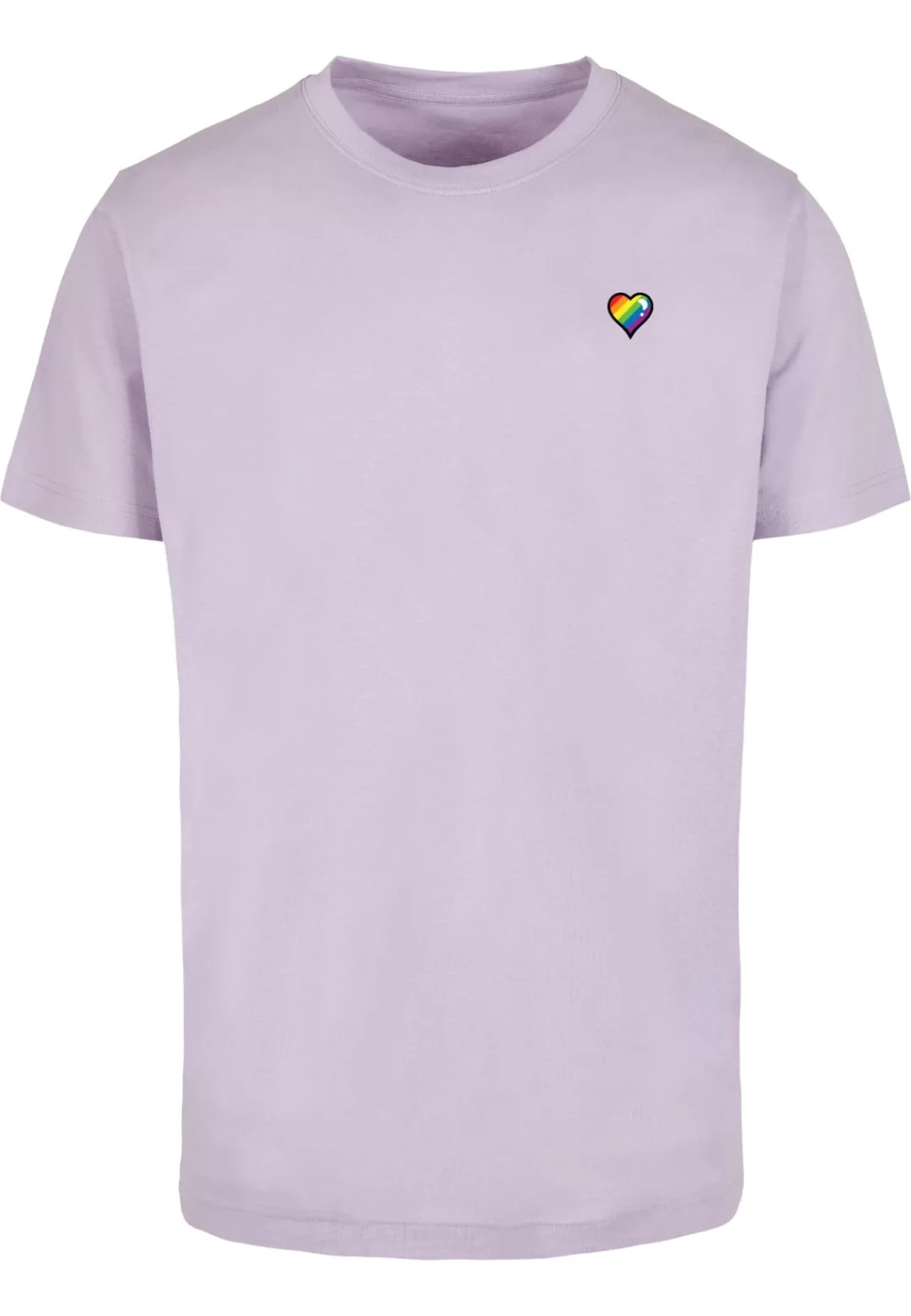 MisterTee T-Shirt "MisterTee Glossy Heart Pride Tee" günstig online kaufen