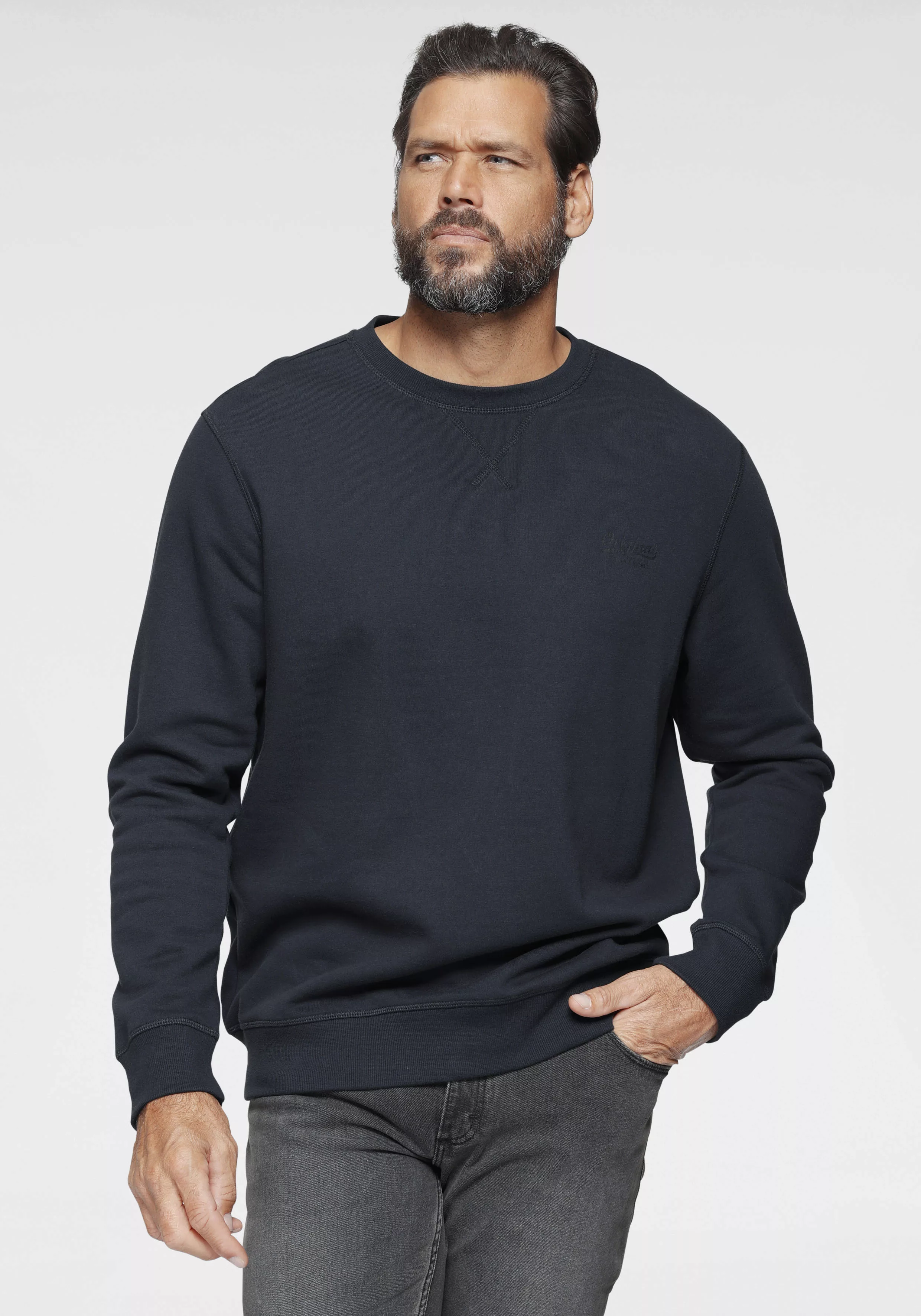 Man's World Sweatshirt aus Baumwollmischung günstig online kaufen