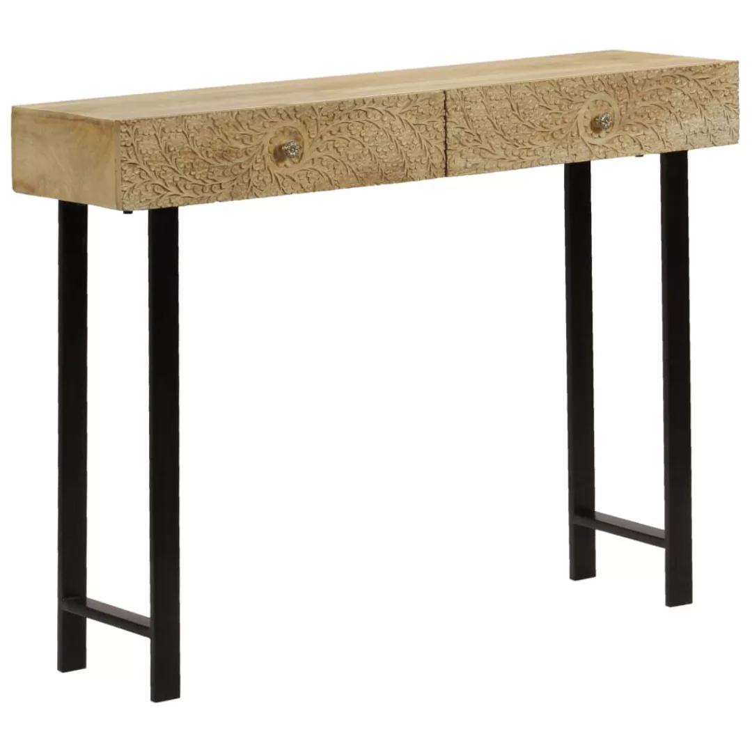 Konsolentisch Mangoholz Massiv 102 X 30 X 79 Cm günstig online kaufen