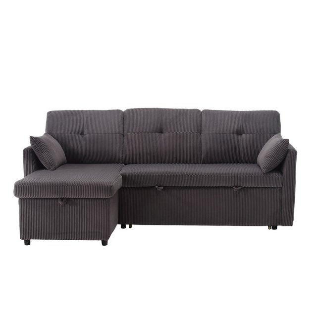 MODFU Sofa Modulares Ecksofa L-förmiges modulares Sofa, mit umkehrbarer Cha günstig online kaufen