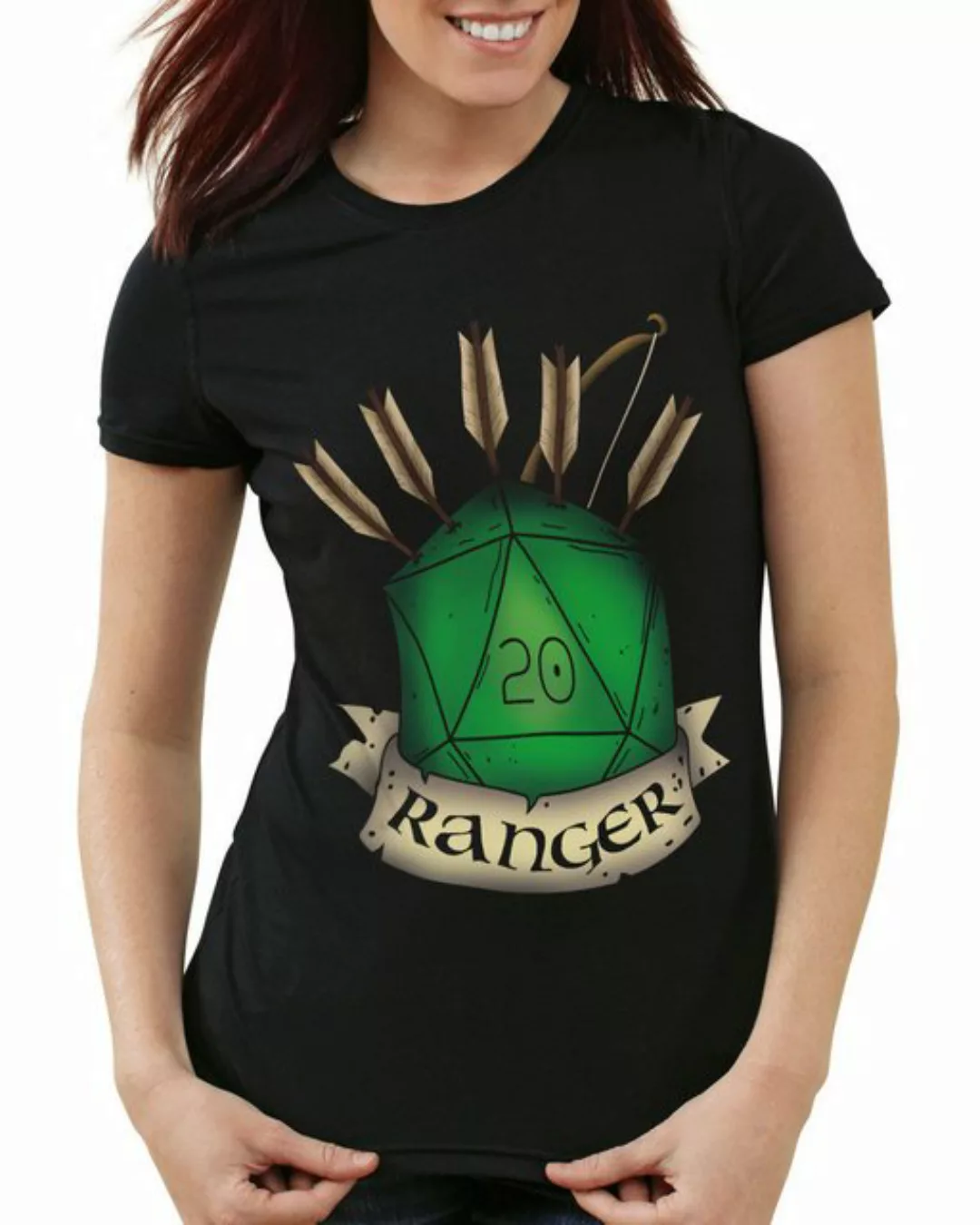 style3 T-Shirt Würfel Ranger dungeon and tabletop dragons d20 pen paper rol günstig online kaufen