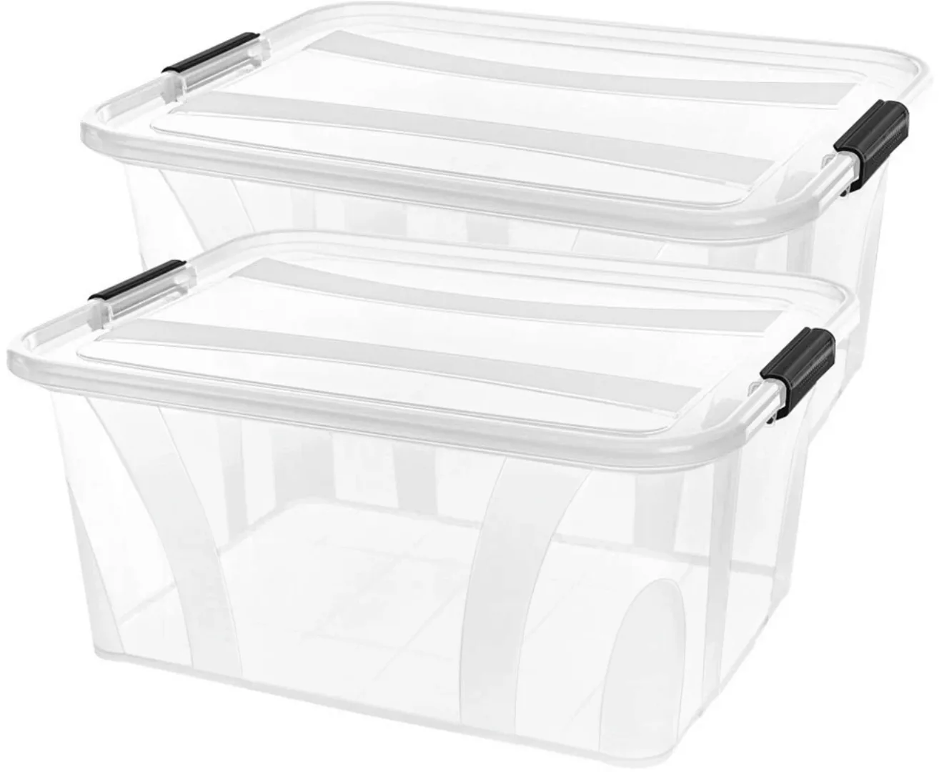 Siena Home Aufbewahrungsbox "Anzio", (Set, 2 St.), Kunststoff, 100% recycle günstig online kaufen