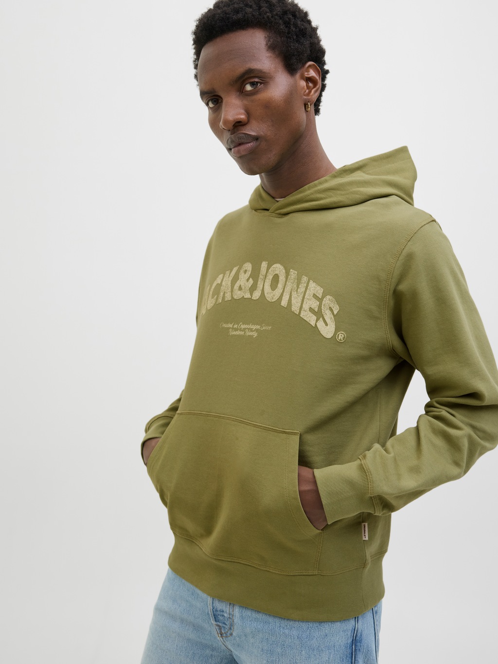 Jack & Jones Kapuzensweatshirt "JORALMERIA SWEAT HOOD", mit Logo Print günstig online kaufen