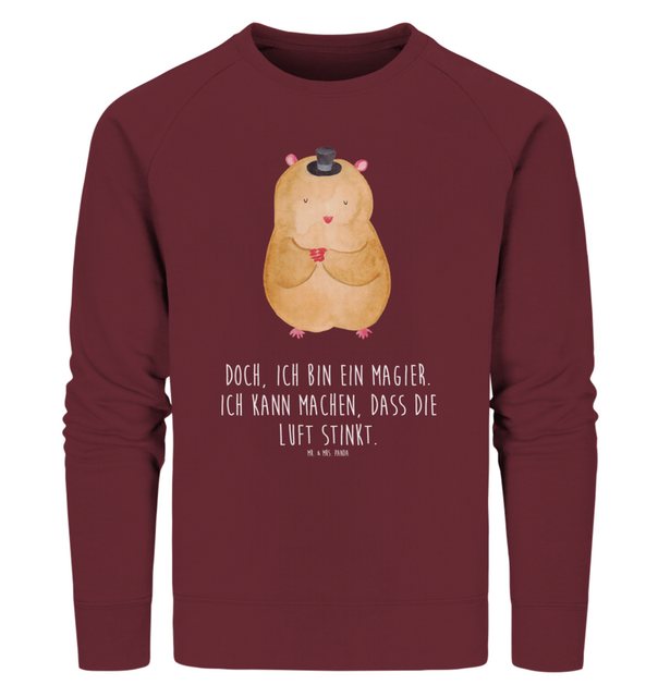 Mr. & Mrs. Panda Longpullover Größe M Hamster Hut - Burgundy - Geschenk, Za günstig online kaufen