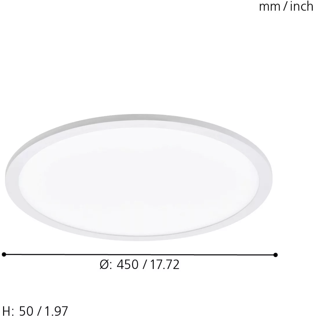 EGLO connect Sarsina-C LED-Deckenleuchte, 45cm günstig online kaufen