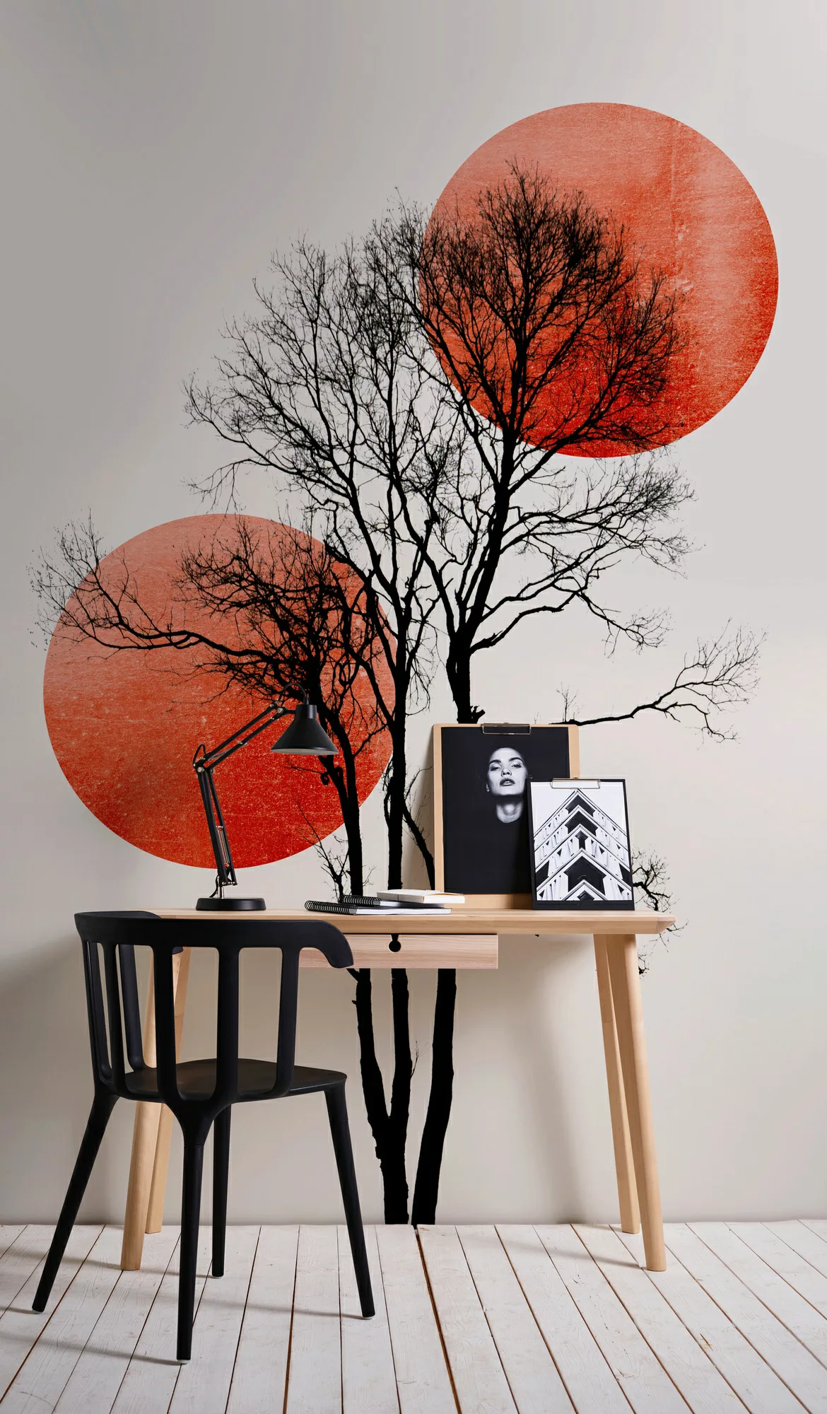 living walls Fototapete »ARTist Sun and Moon«, Vlies, Wand, Schräge günstig online kaufen
