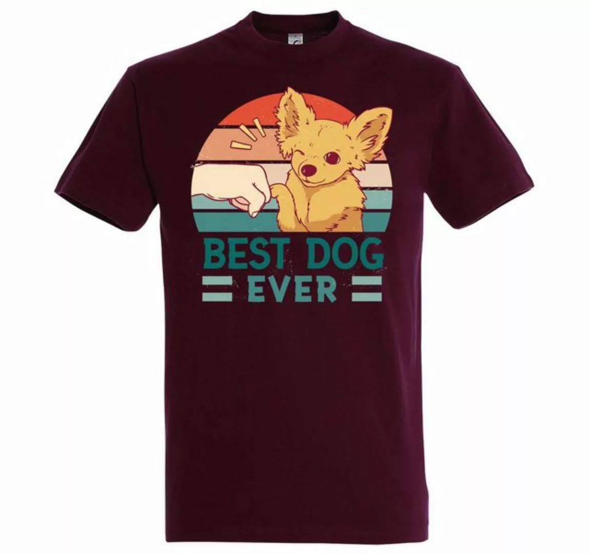 Youth Designz T-Shirt Best Dog Ever Herren T-Shirt mit Trendigem Frontdruck günstig online kaufen