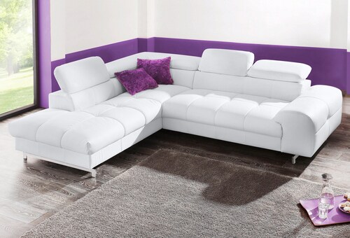 COTTA Polstergarnitur »Chef L-Form«, (Set), Set bestehend aus: Ecksofa mit günstig online kaufen