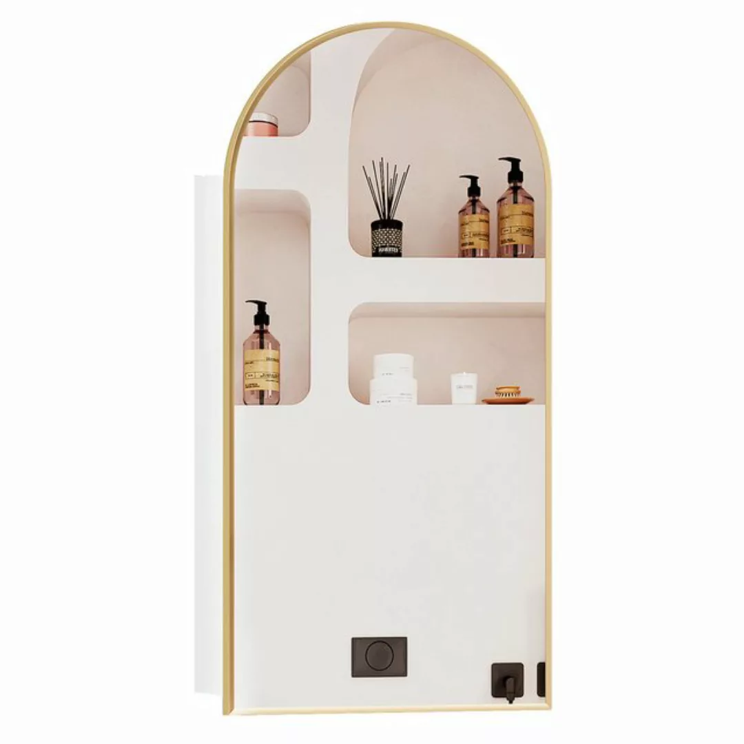 radelldar Badezimmerspiegelschrank Hängeschrank mit Spiegel, Badschrank Wan günstig online kaufen