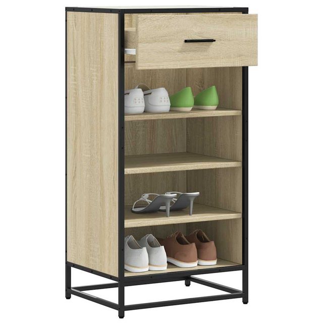 vidaXL Schuhschrank Schuhregal Sonoma Eiche 48x38x97,5 cm Holzwerkstoff günstig online kaufen