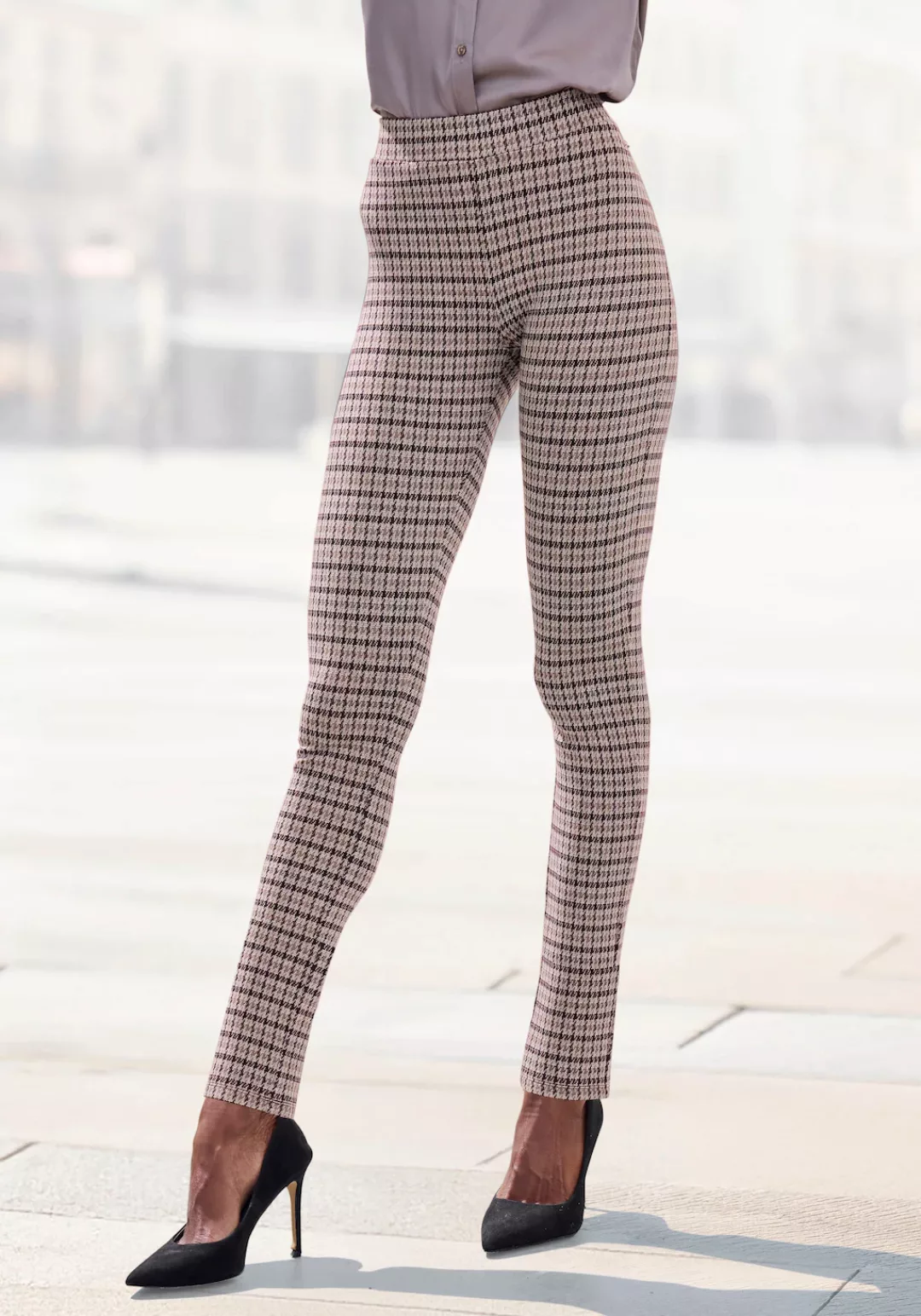 LASCANA Leggings aus Jacquard Stoff günstig online kaufen