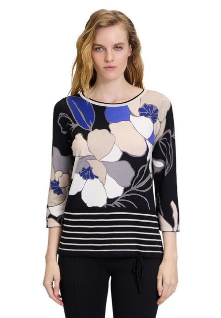 Betty Barclay Strickpullover Betty Barclay Feinstrickpullover mit Blumenpri günstig online kaufen