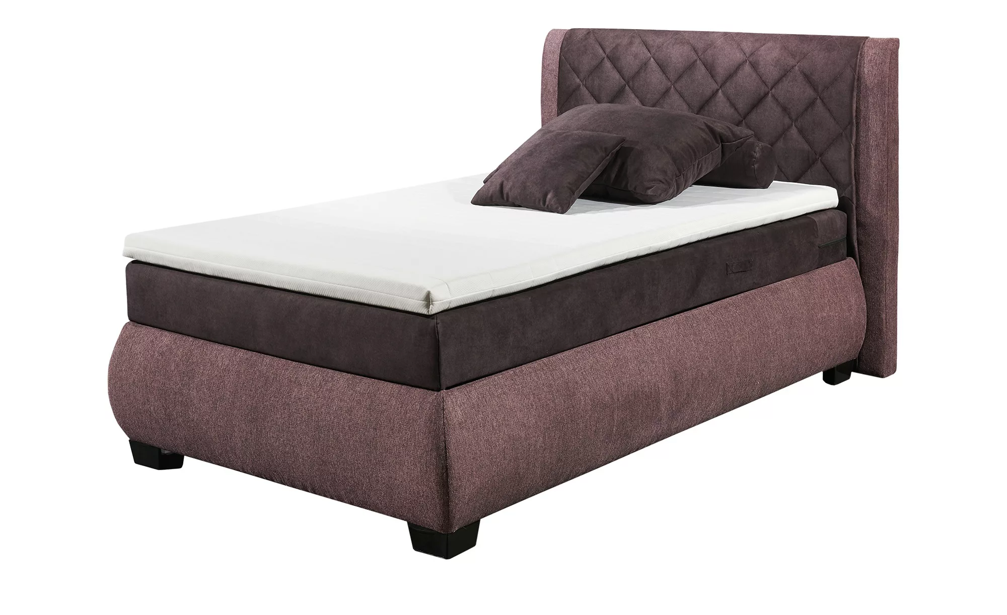 Motor-Boxspringbett - lila/violett - 140 cm - 110 cm - Betten > Doppelbette günstig online kaufen