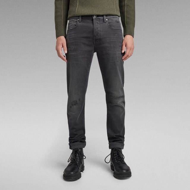 G-STAR 5-Pocket-Hose 3301 Slim worn in black onyx restored (1-tlg) günstig online kaufen