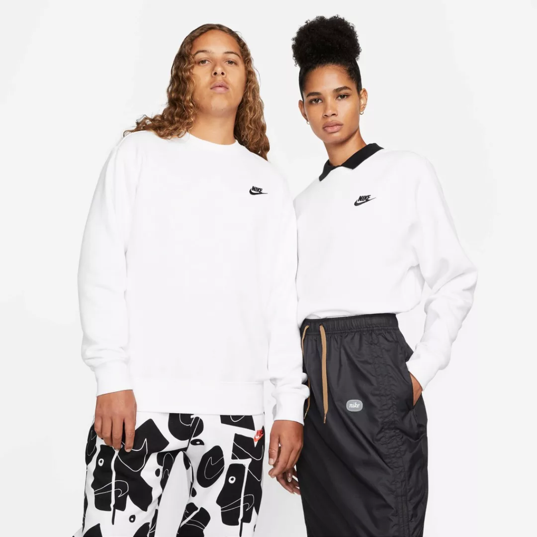 Nike Sportswear Club Crew Pullover XL White / Black günstig online kaufen