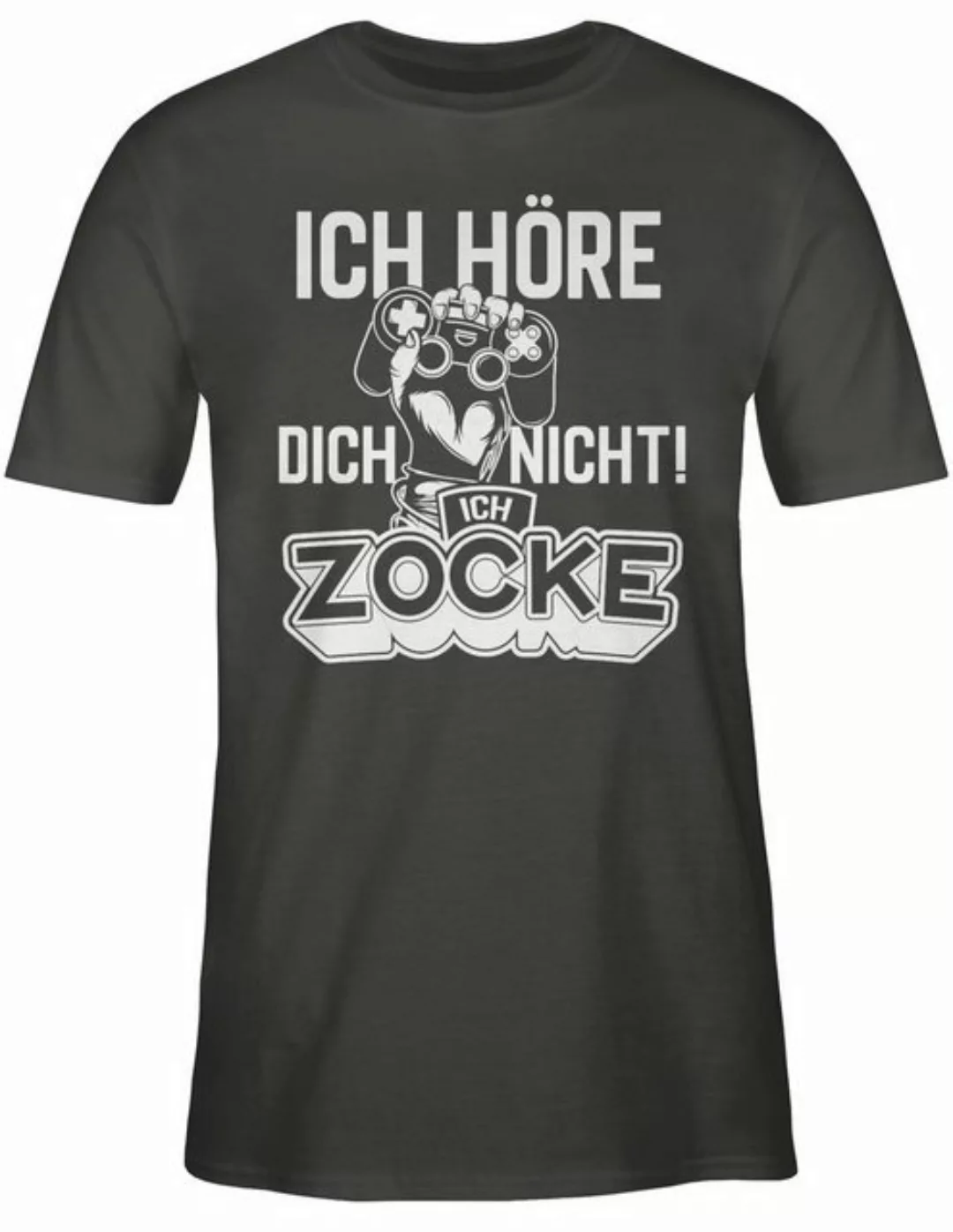 Shirtracer T-Shirt Ich höre dich nicht ich zocke Controller Hand Nerd Gesch günstig online kaufen