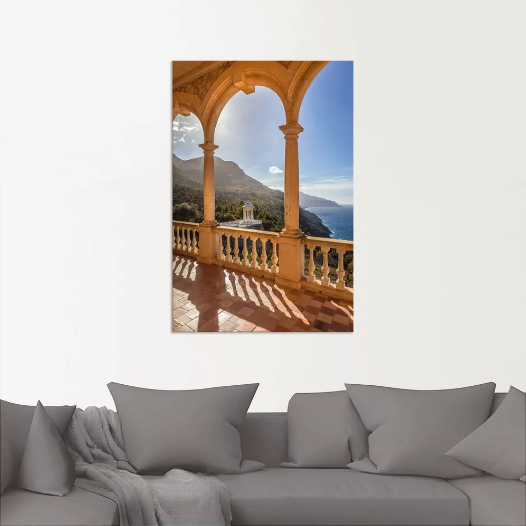 Artland Wandbild "Herrenhaus Son Marroig Küste, Mallorca", Elemente der Arc günstig online kaufen