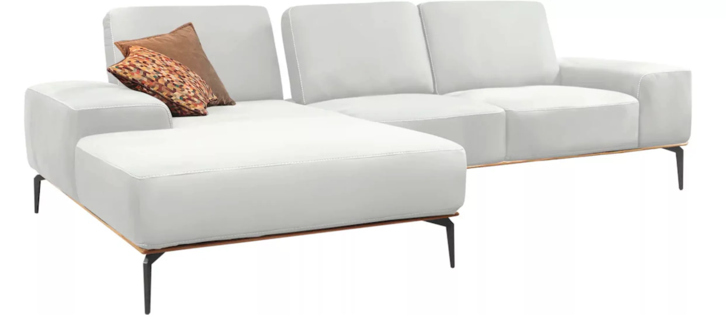 W.SCHILLIG Ecksofa "run, Designsofa mit tollem Sitzkomfort, bequem, L-Form" günstig online kaufen