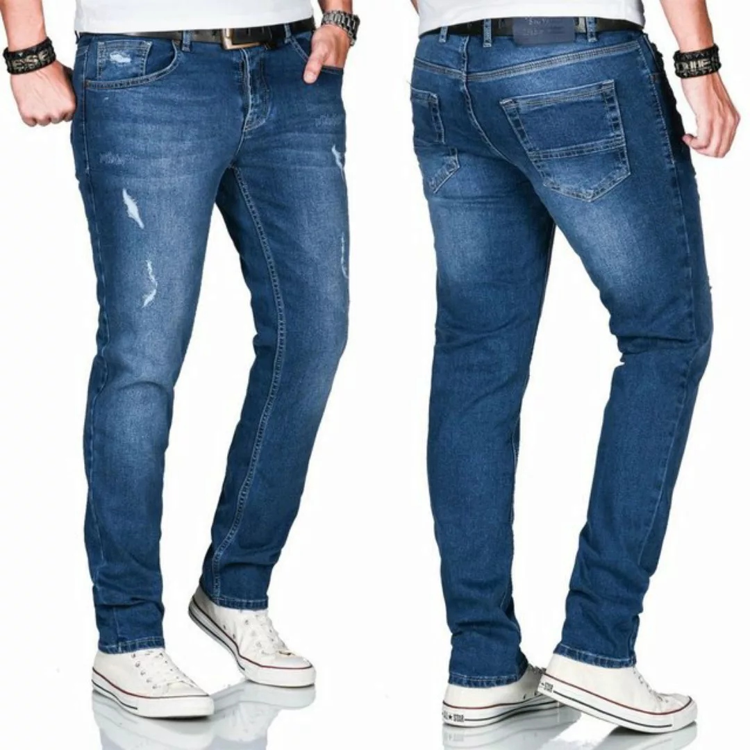 Alessandro Salvarini Slim-fit-Jeans "ASCatania", mit used look Effekt und m günstig online kaufen