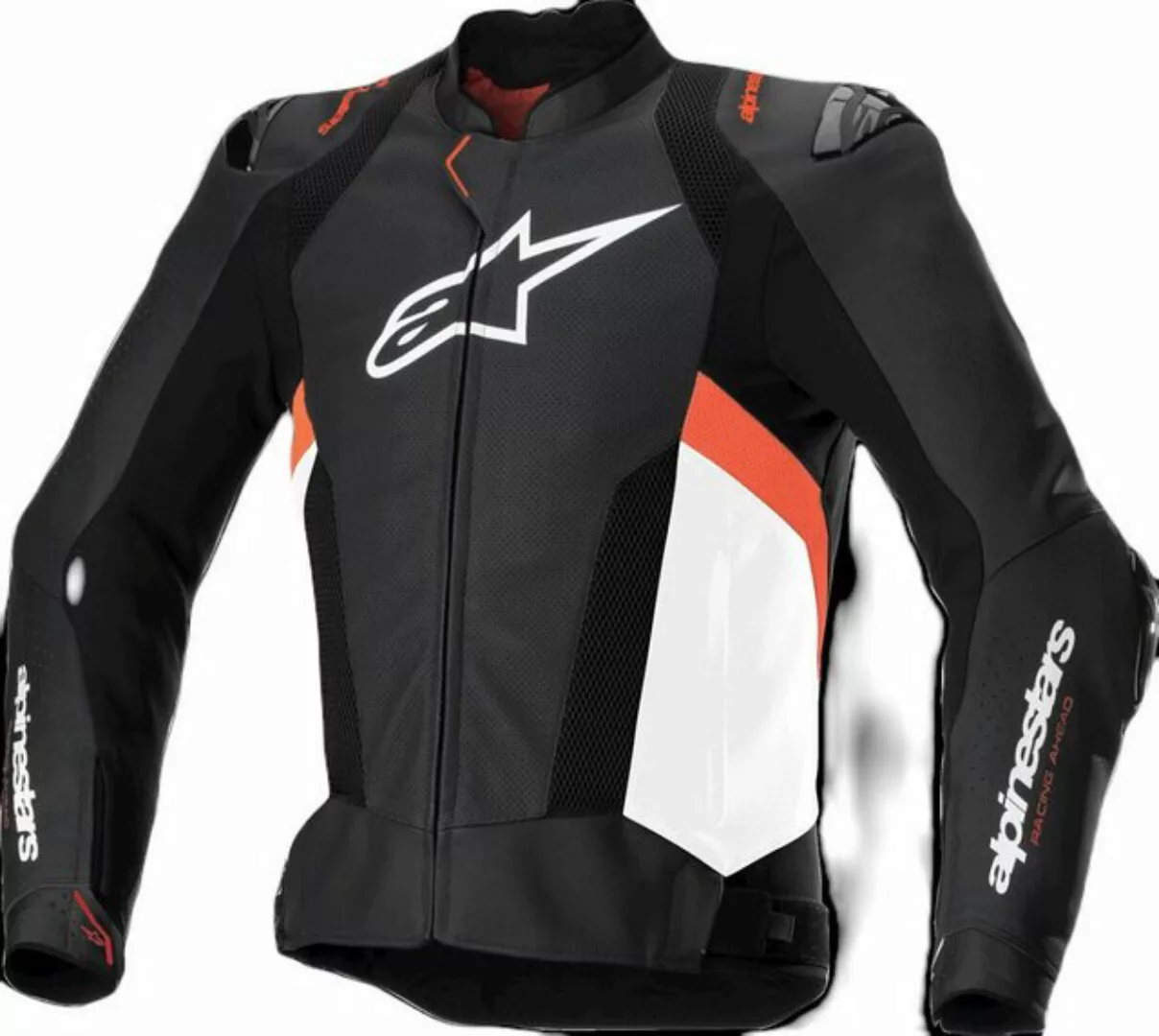 Alpinestars Motorradjacke Missile V3 Airflow perforierte Motorrad Lederjack günstig online kaufen