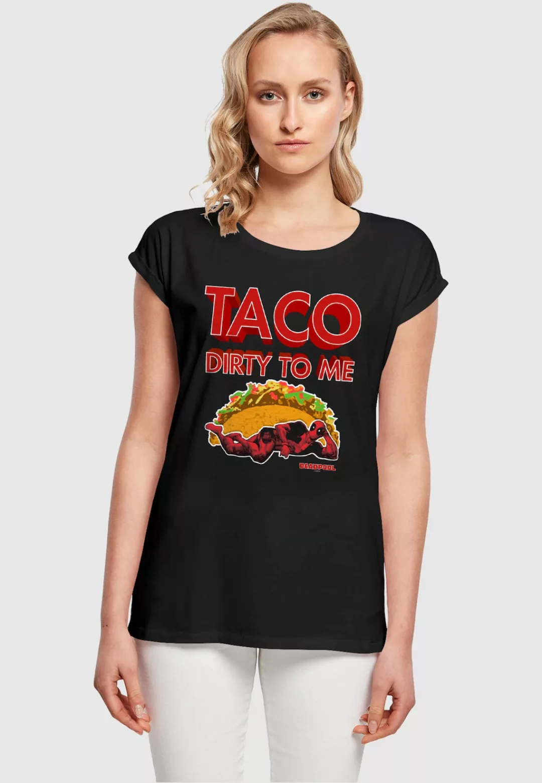 ABSOLUTE CULT T-Shirt "ABSOLUTE CULT Damen Ladies Deadpool - Taco Dirty To günstig online kaufen