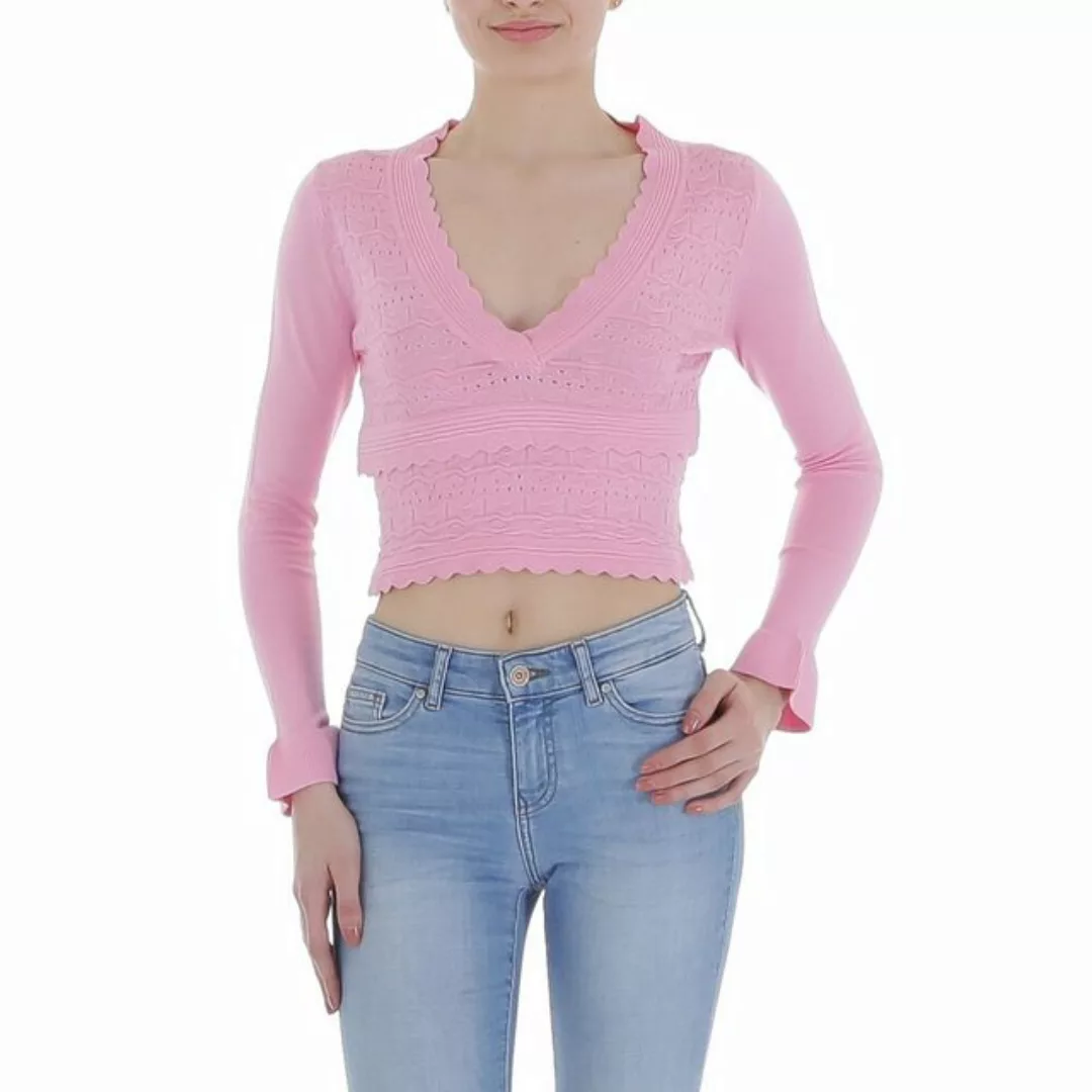 Ital-Design Strickpullover Damen Elegant Lagenlook Stretch Strickpullover i günstig online kaufen