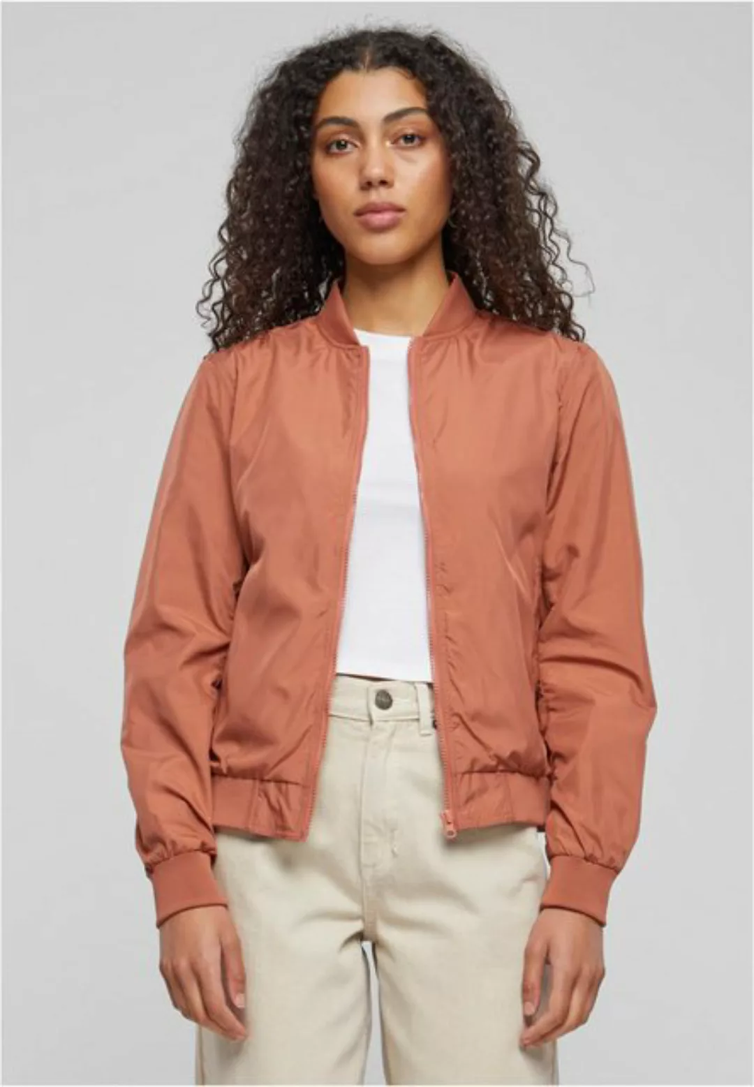 URBAN CLASSICS Bomberjacke TB1217 - Ladies Light Bomber Jacket terracotta 5 günstig online kaufen