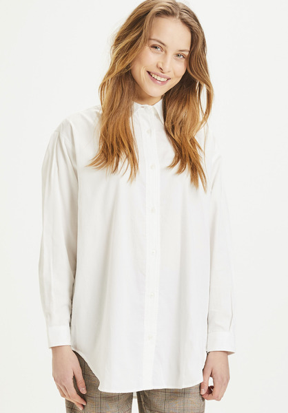 Hemdbluse - Lily Classic Volume Sleeve Shirt - Aus Bio Baumwolle günstig online kaufen