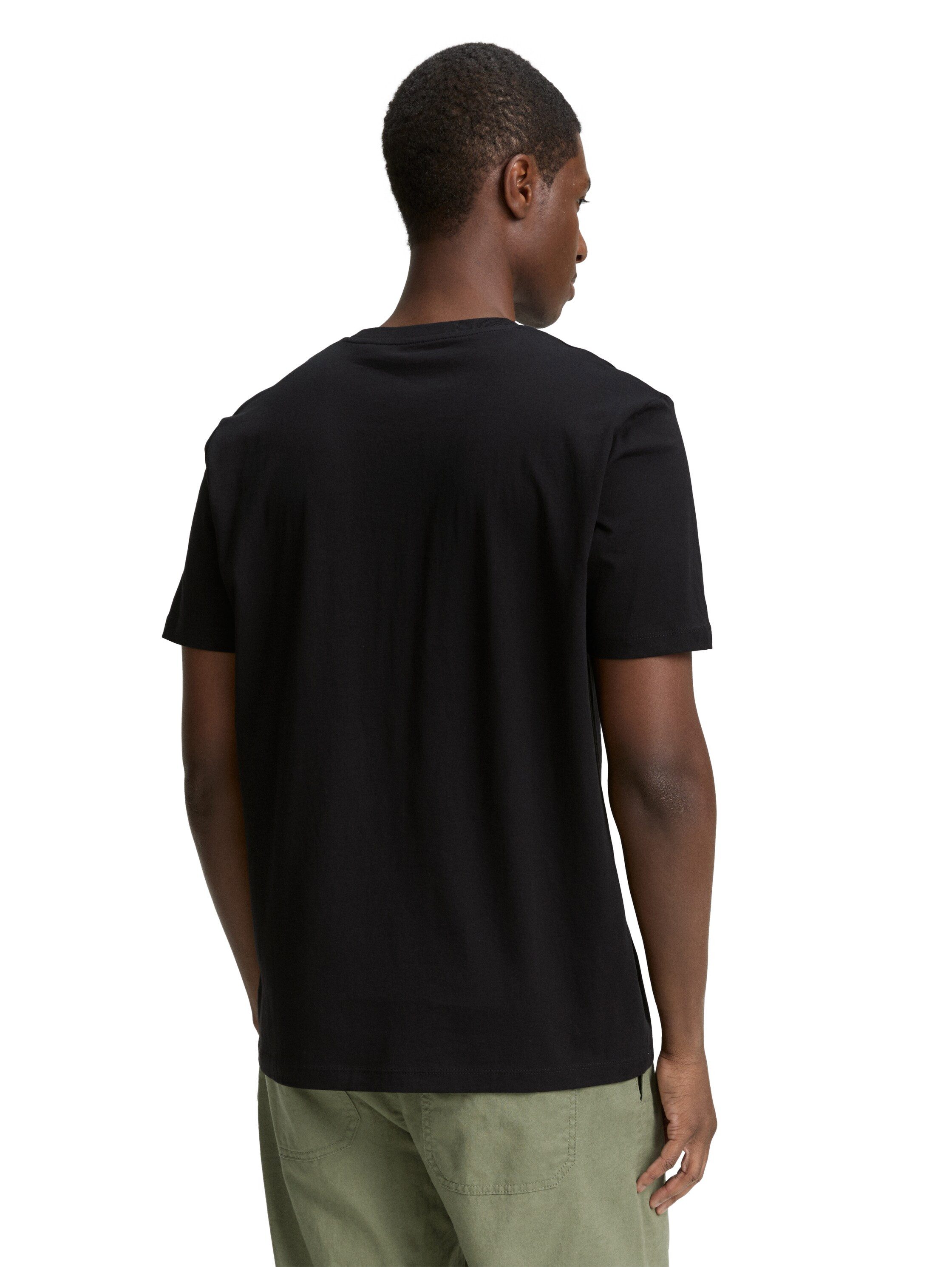 TOM TAILOR Denim T-Shirt mit verschiedenen günstig online kaufen