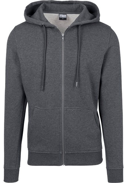 URBAN CLASSICS Kapuzenpullover TB1788 - Basic Zip Hoody charcoal S günstig online kaufen