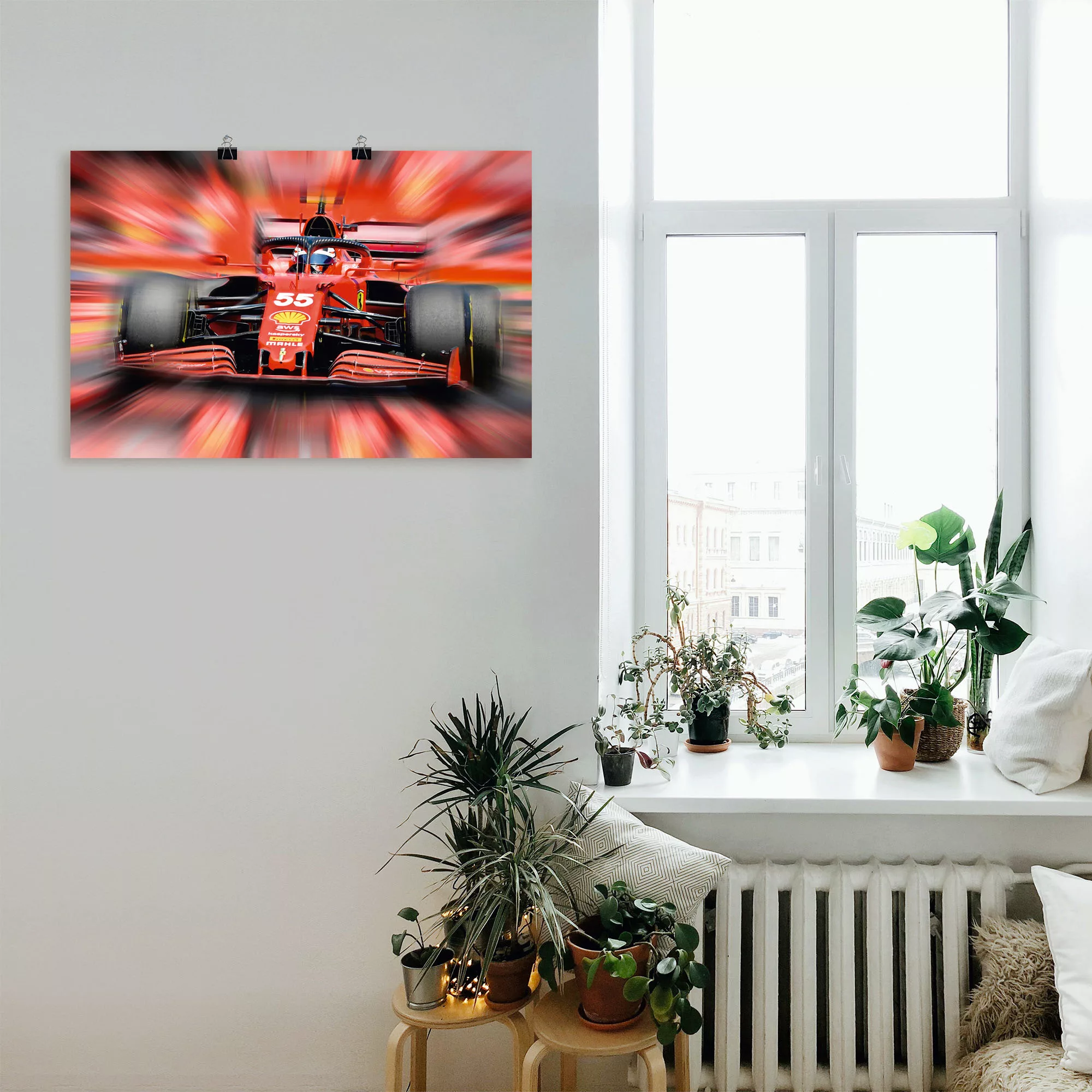 Artland Poster »Carlos Sainz junior - Spanien«, Auto, (1 St.), als Alubild, günstig online kaufen