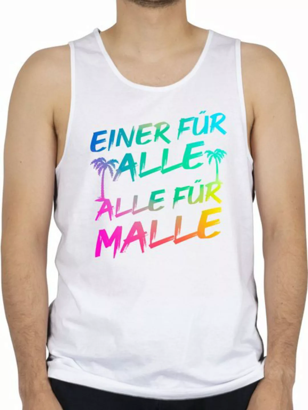 Shirtracer Tanktop Malle für Alle - Einer für alle Alle für Malle Sommerurl günstig online kaufen