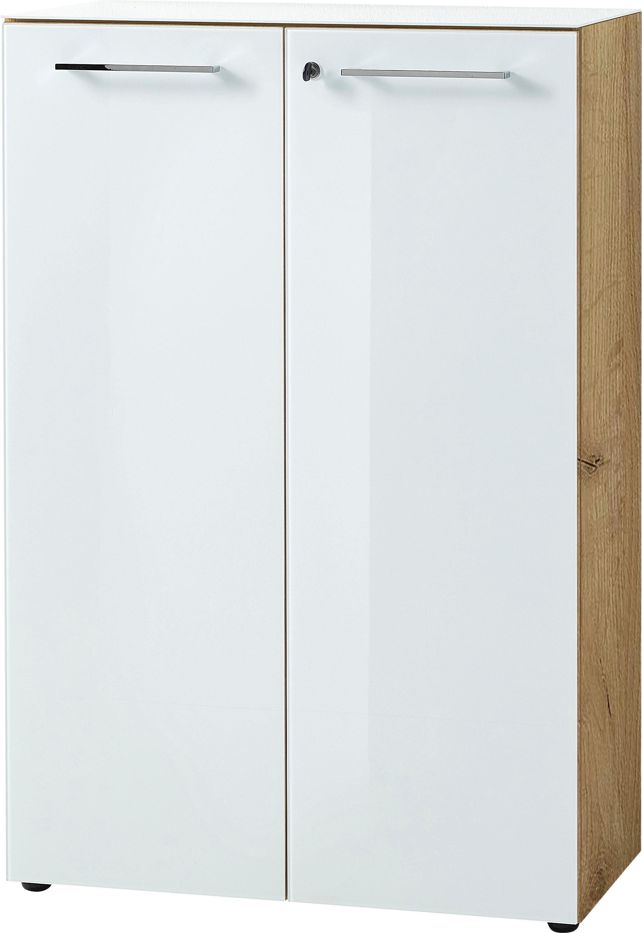 GERMANIA Aktenschrank "GW-Monteria", (in 2 Höhen), Türen mit Glas-Auflage, günstig online kaufen