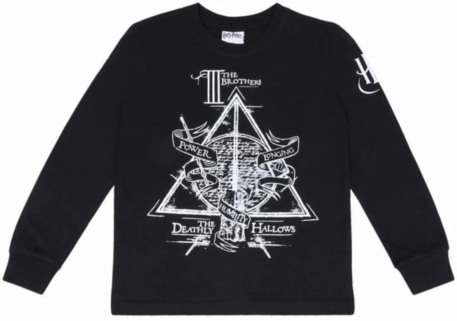 Sarcia.eu Sweatshirt Schwarze Bluse mit langen Ärmeln HARRY POTTER 12 Jahre günstig online kaufen