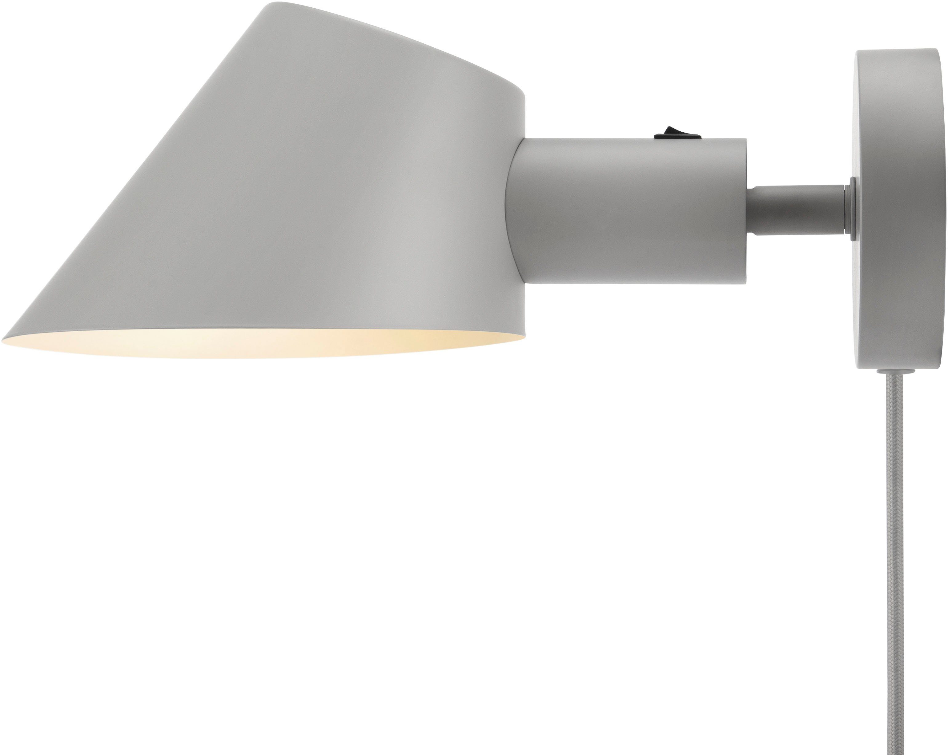 Wandleuchte Stay Short mit Stecker, grau günstig online kaufen