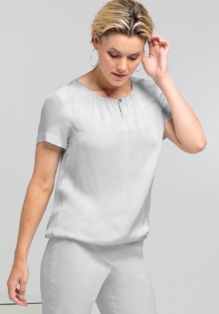 bianca Satinbluse DARIN im cleanen Design in Trendfarben günstig online kaufen