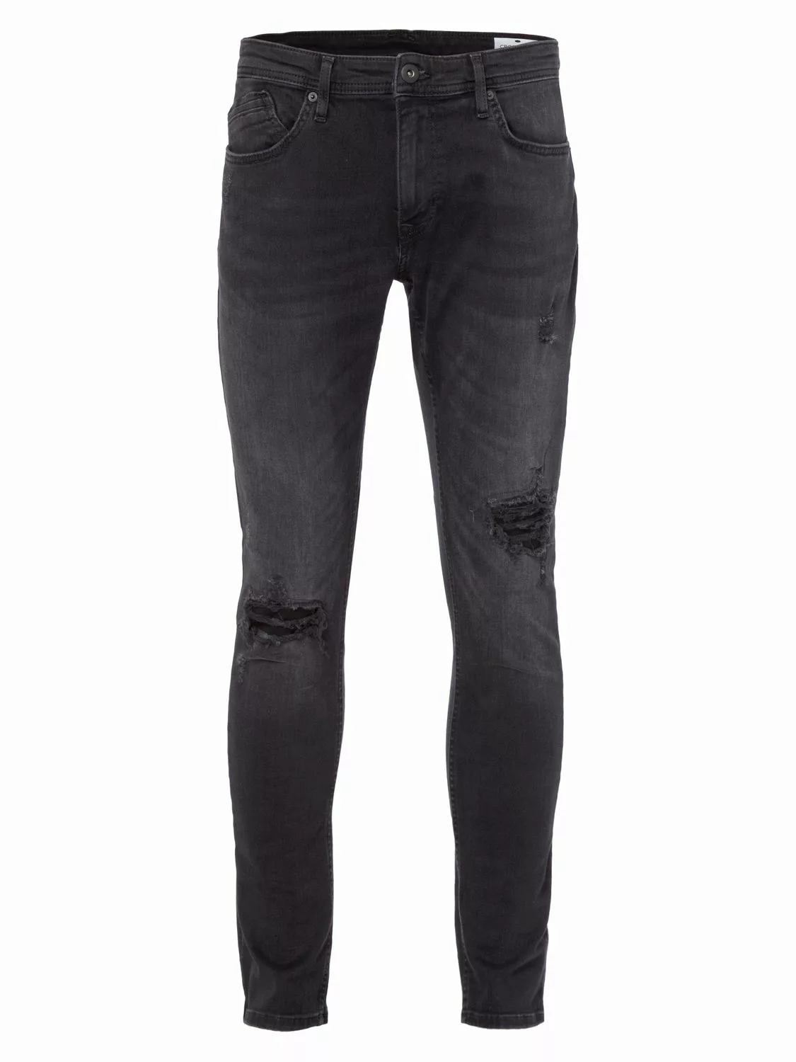 Cross Jeans Herren Jeans JIMI - Slim Tapered Fit - Schwarz - Black Used günstig online kaufen