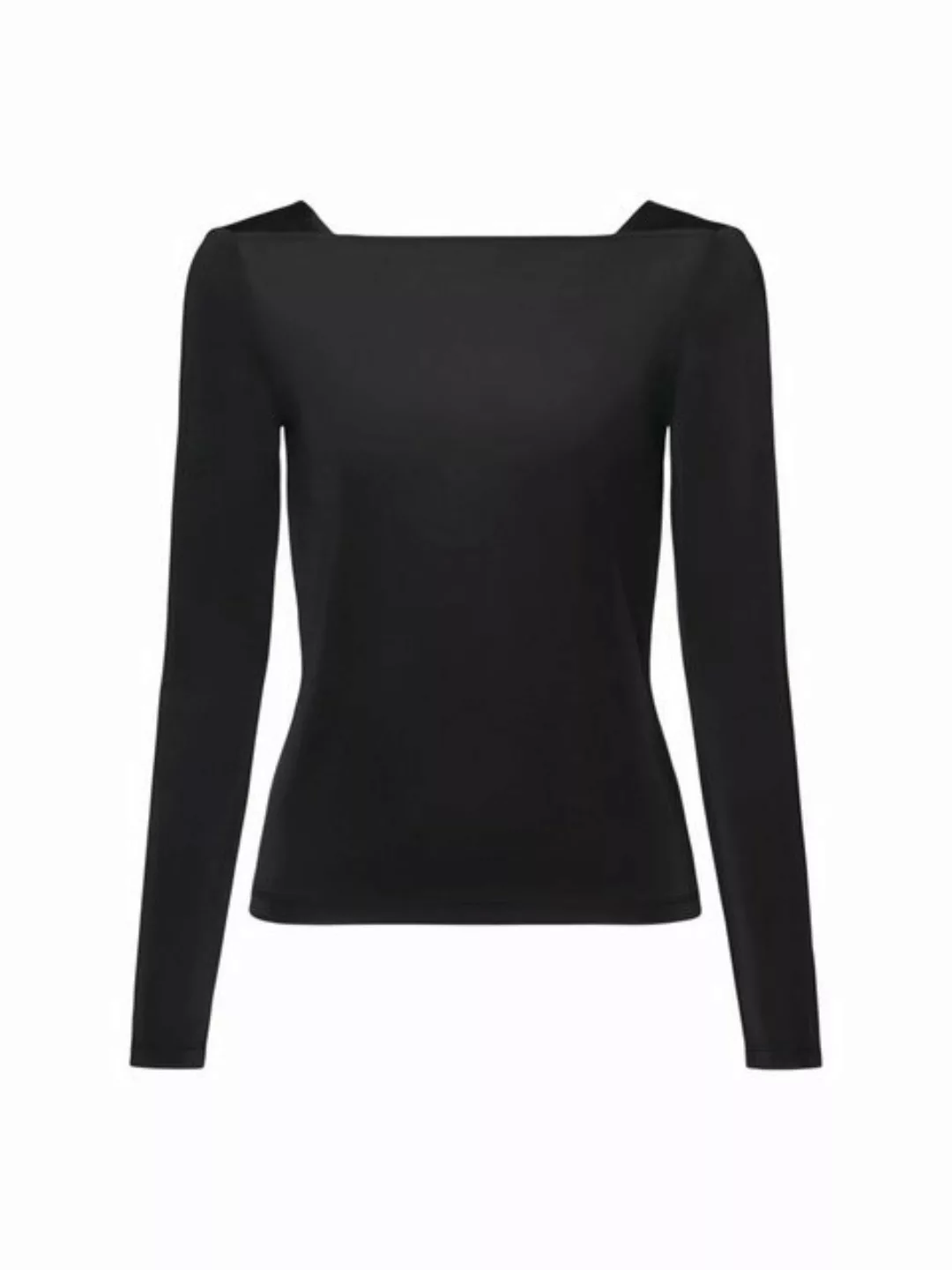 Esprit Langarmshirt Longsleeve mit Karree-Ausschnitt (1-tlg) günstig online kaufen