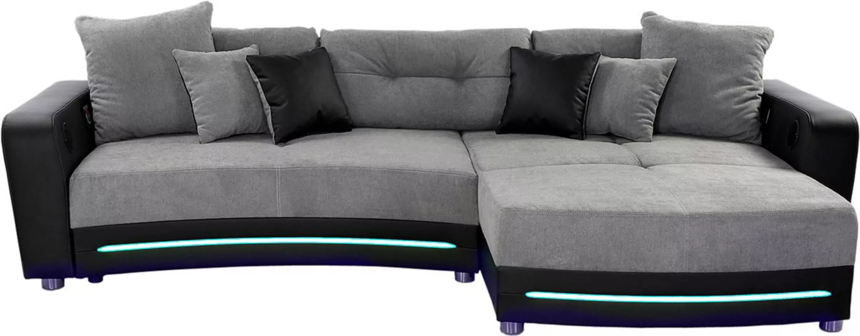 Jockenhöfer Gruppe Ecksofa Laredo, inklusive RGB-LED-Beleuchtung und Blueto günstig online kaufen