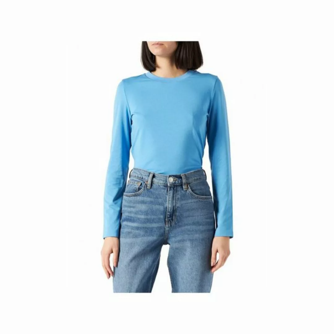 GERRY WEBER Langarmshirt blau regular fit (1-tlg) günstig online kaufen