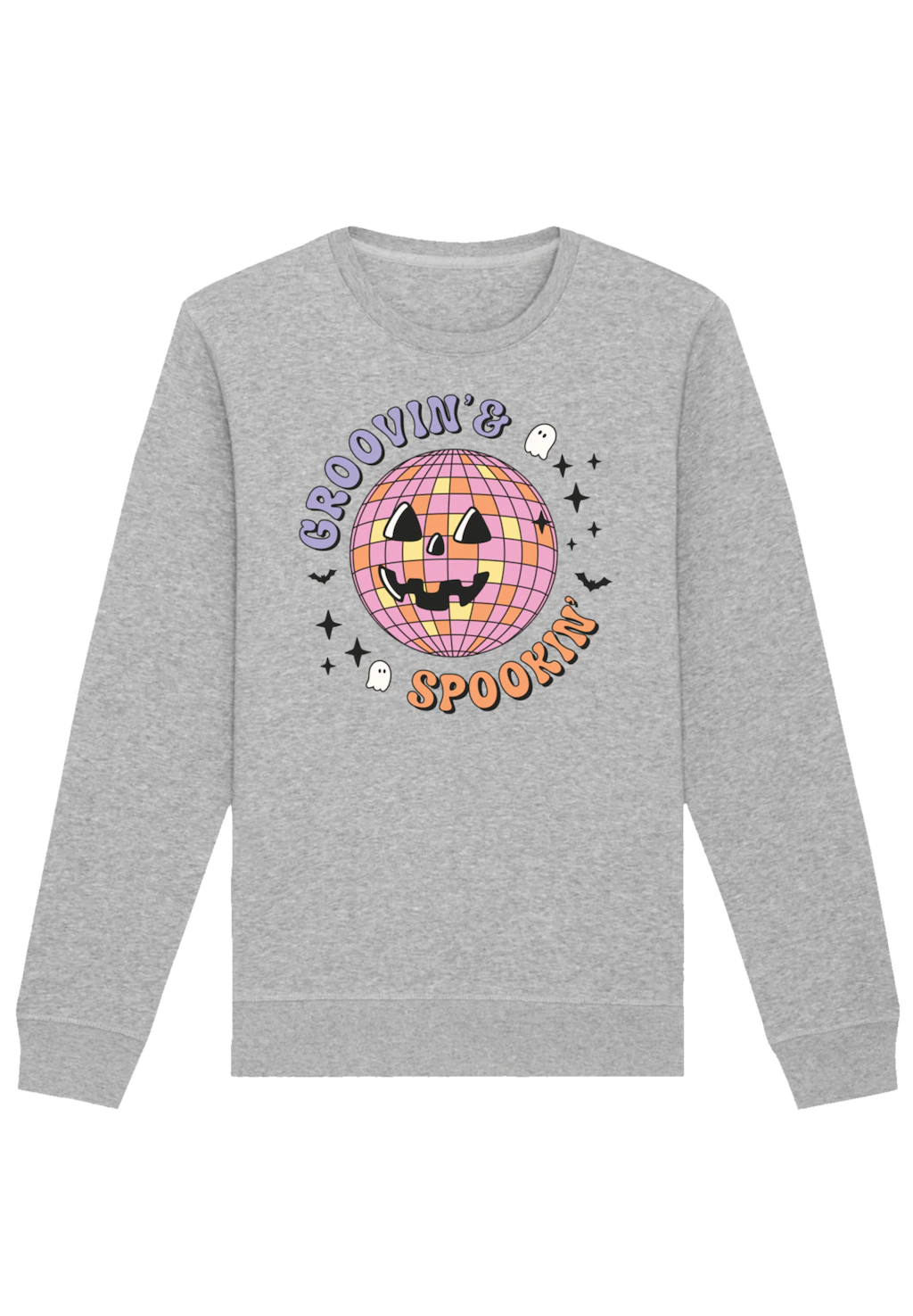 F4NT4STIC Sweatshirt "Retro Halloween Groovin and spookin Disco ball", Prem günstig online kaufen